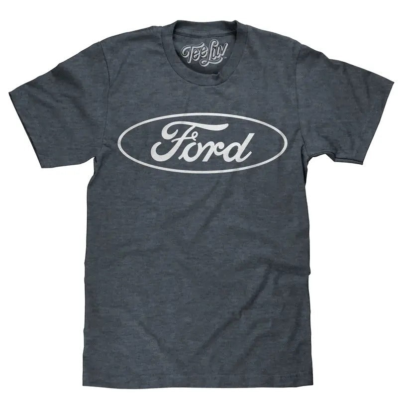 Ford Oval Logo Indigo - Adult & Kids T-Shirts, Sweatshirts & Hoodies apparel design preview 1