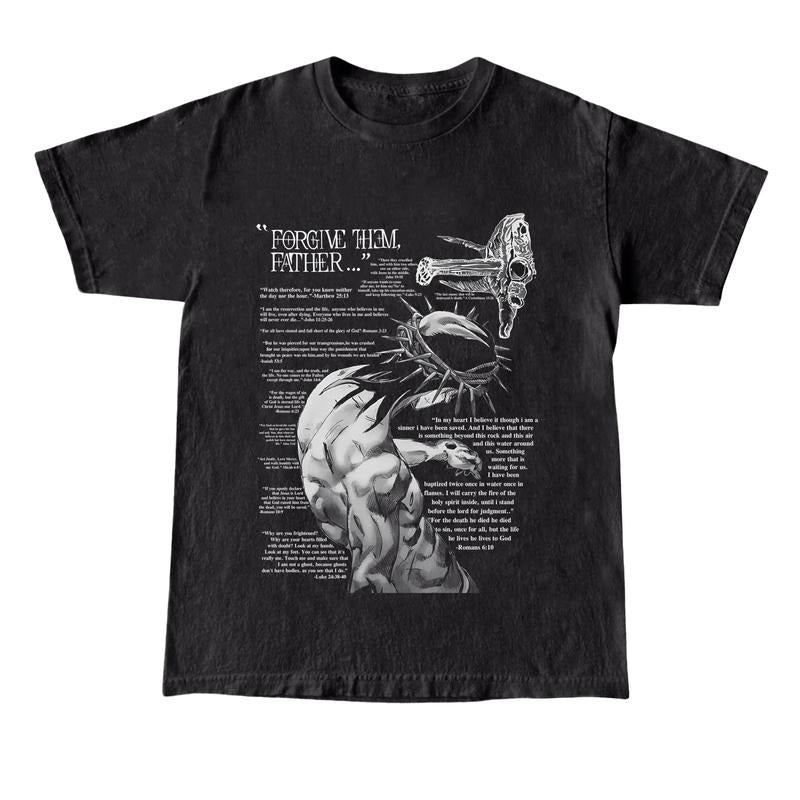 Forgive Them Father Bible Verses Print Her Him Friend - Adult & Kids T-Shirts, Sweatshirts & Hoodies apparel design preview 1