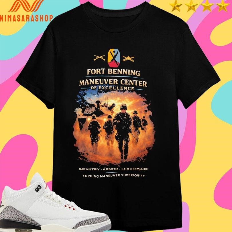 Fort Benning Maneuver Center Of Excellence Infantry - Adult & Kids T-Shirts, Sweatshirts & Hoodies apparel design preview 1