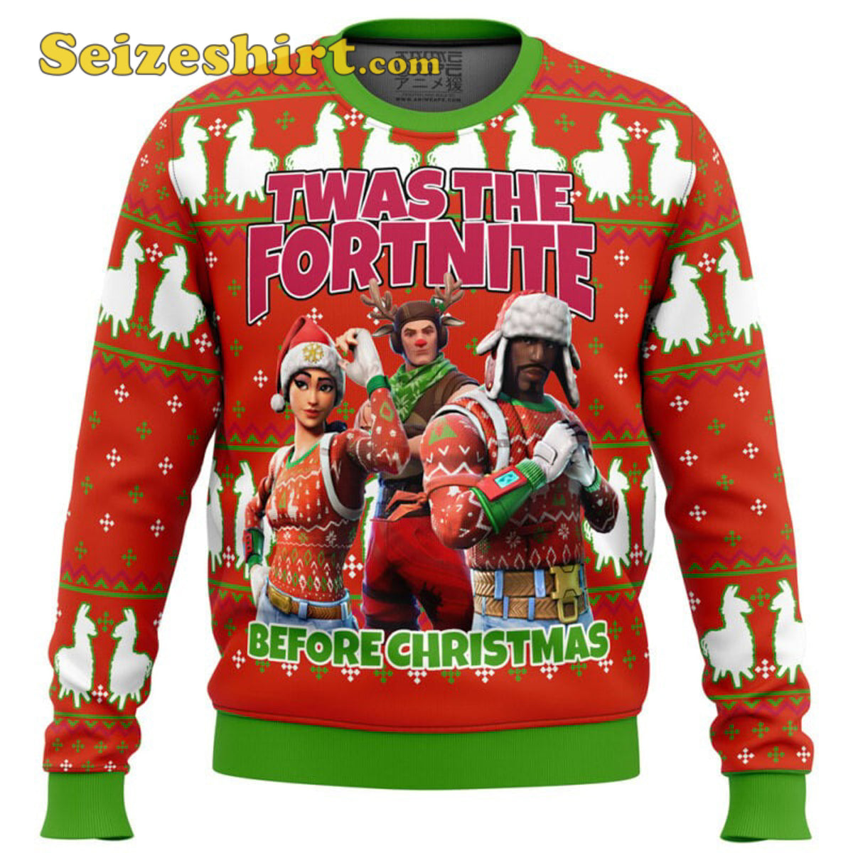 Fortnite Twas Night Ugly Cute Ugly Christmas Sweater - Holiday Gift product image