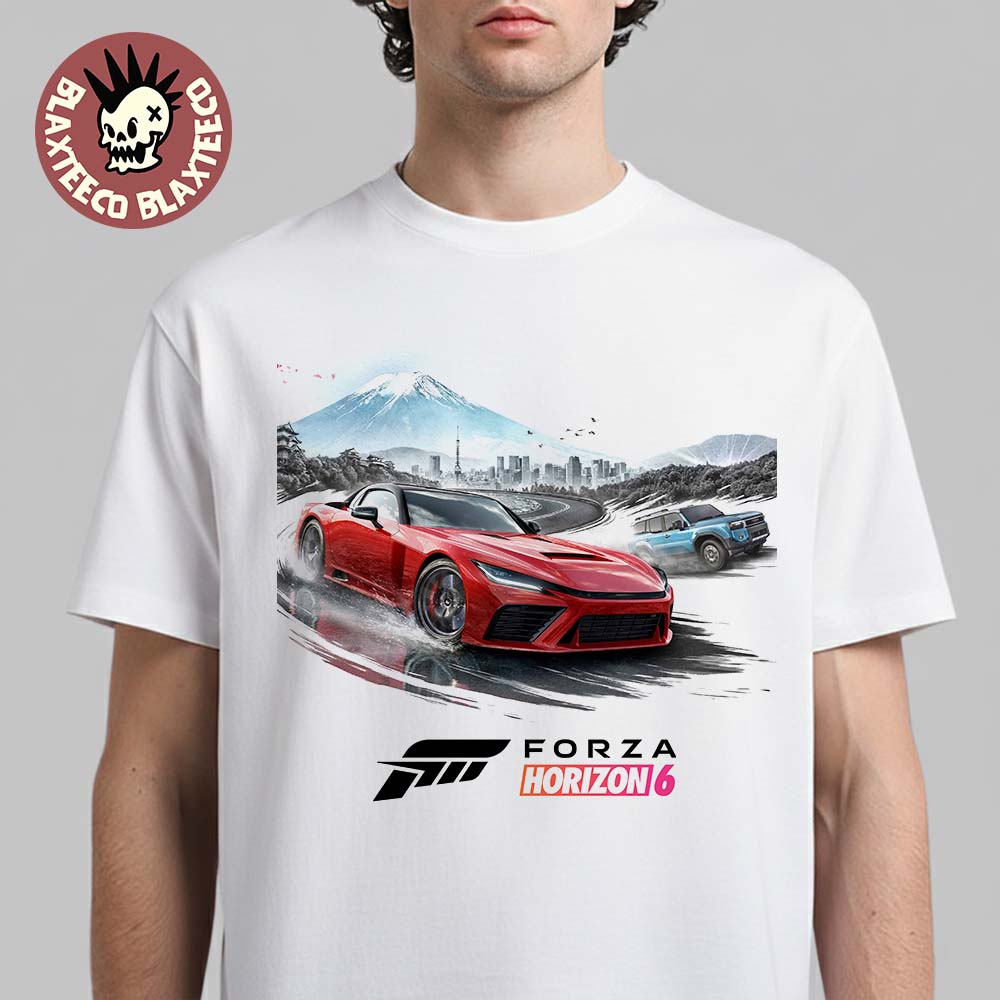 Forza Horizon 6 Game Cover Art - Adult & Kids T-Shirts, Sweatshirts & Hoodies apparel design preview 1