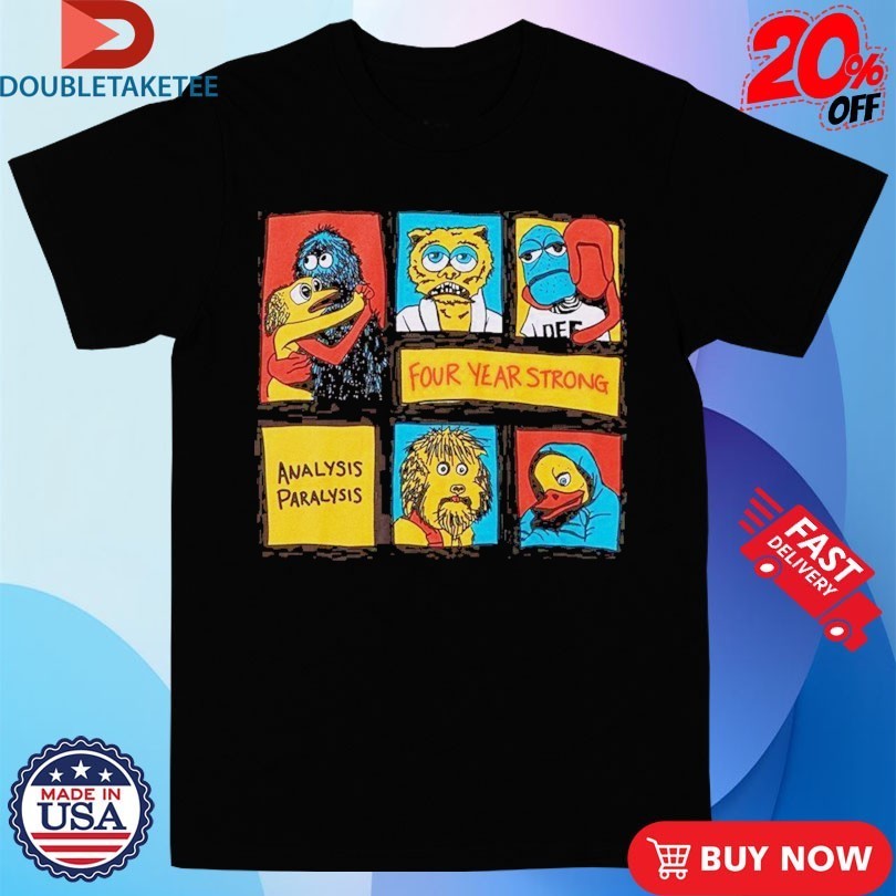 Four Year Strong Analysis Paralysis - Adult & Kids T-Shirts, Sweatshirts & Hoodies apparel design preview 1