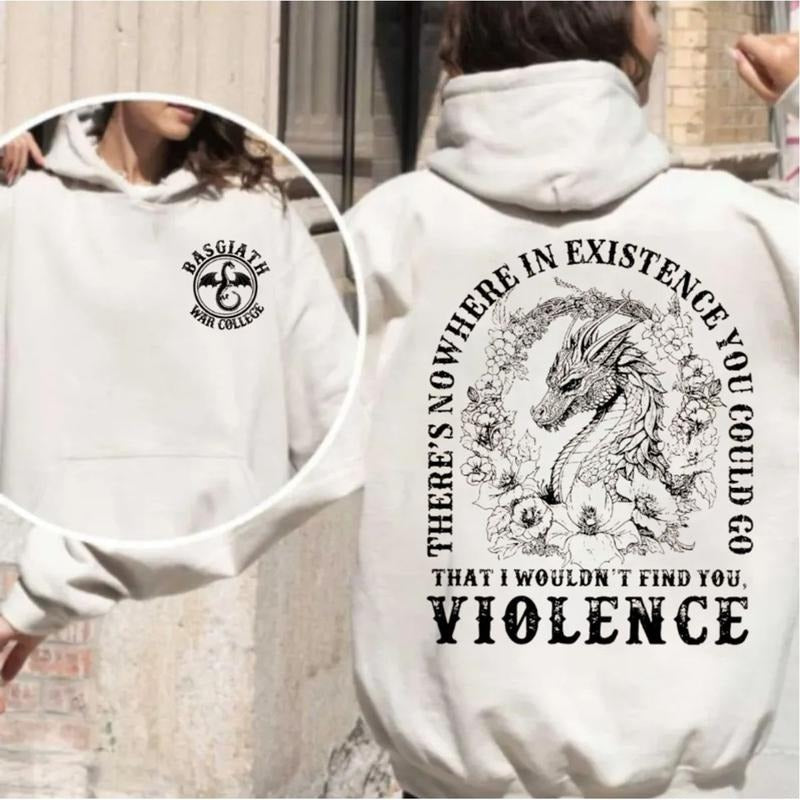 Fourth Wing Double Sided Dragon Rider Basgiath War - Adult & Kids T-Shirts, Sweatshirts & Hoodies apparel design preview 1