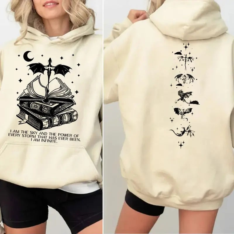 Fourth Wing Hooded Riorson Shadow Daddy Bookish - Adult & Kids T-Shirts, Sweatshirts & Hoodies apparel design preview 1