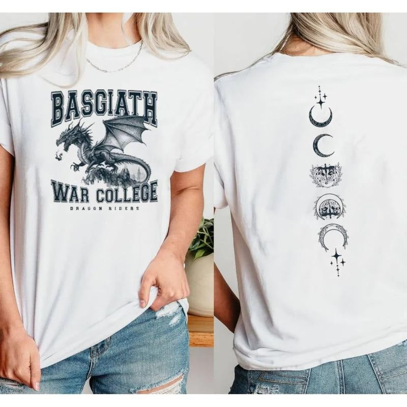 Fourth Wing Basgiath Dragon 4 Legs 2 Wings Rider - Adult & Kids T-Shirts, Sweatshirts & Hoodies apparel design preview 1