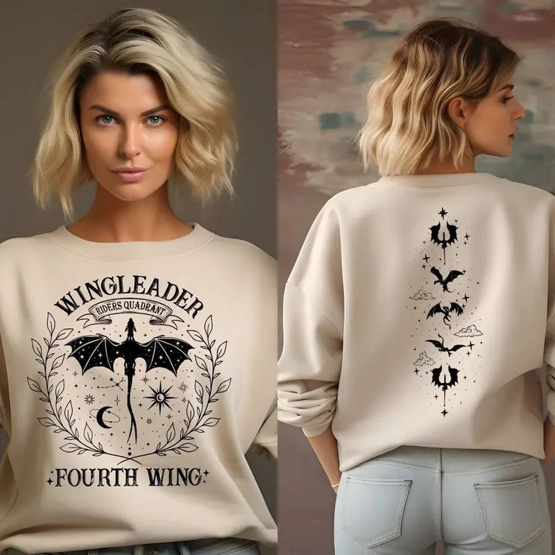 Fourth Wing Riders Quadrant Basgiath War College - Adult & Kids T-Shirts, Sweatshirts & Hoodies apparel design preview 1
