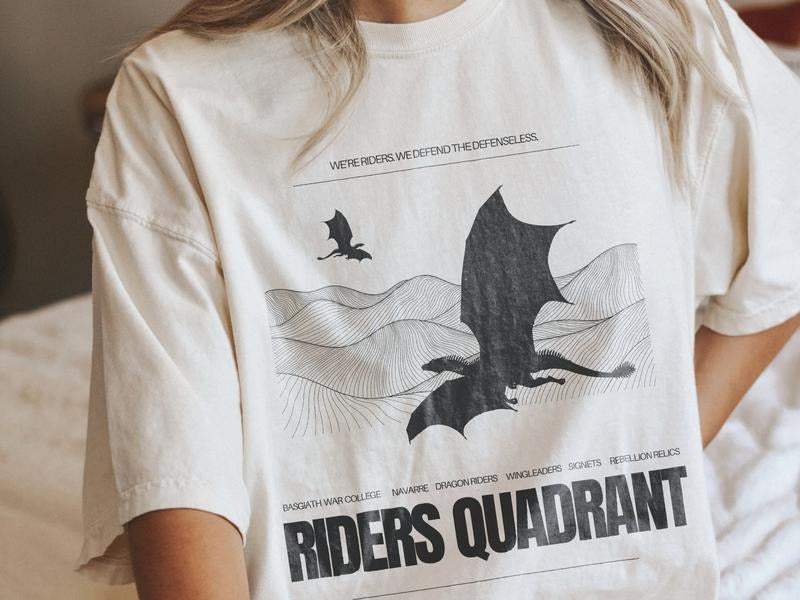 Fourth Wing Basgiath War College Riders Quadrant - Adult & Kids T-Shirts, Sweatshirts & Hoodies apparel design preview 1