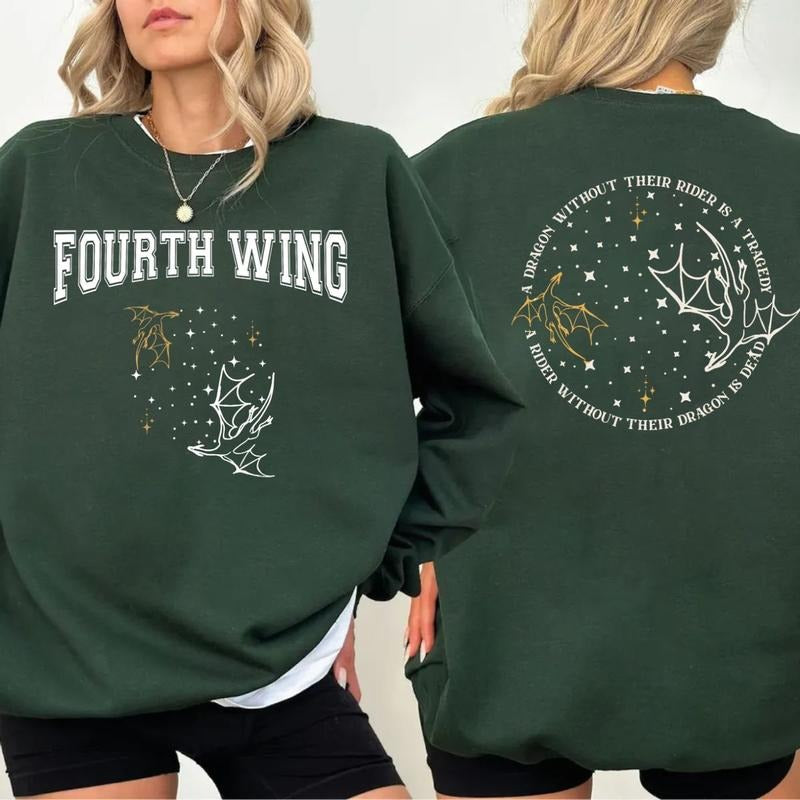 Fourth Wing Basgiath War College Violet Sorrengail - Adult & Kids T-Shirts, Sweatshirts & Hoodies apparel design preview 1