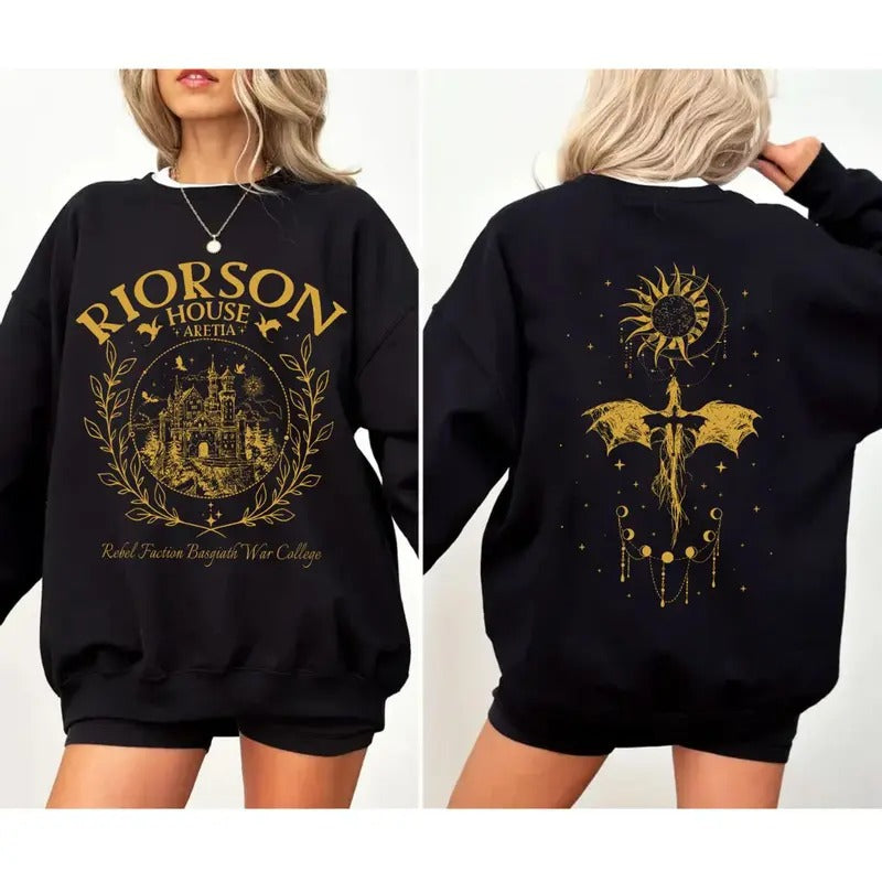 Fourth Wing Violet Sorrengail One Dragon Rider - Adult & Kids T-Shirts, Sweatshirts & Hoodies apparel design preview 1
