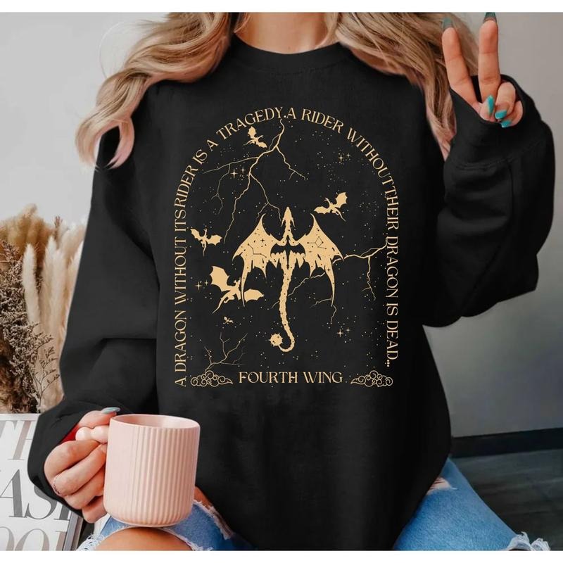 Fourth Wing Basgiath War College Violet Sorrengail - Adult & Kids T-Shirts, Sweatshirts & Hoodies apparel design preview 1