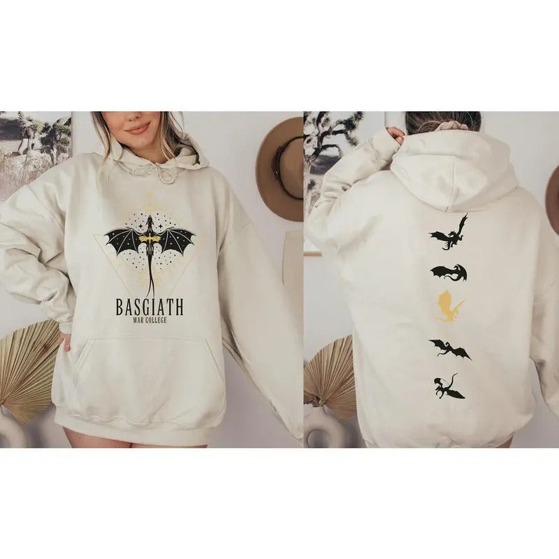 Fourth Wing Basgiath War College Dragon Rider Riders - Adult & Kids T-Shirts, Sweatshirts & Hoodies apparel design preview 1