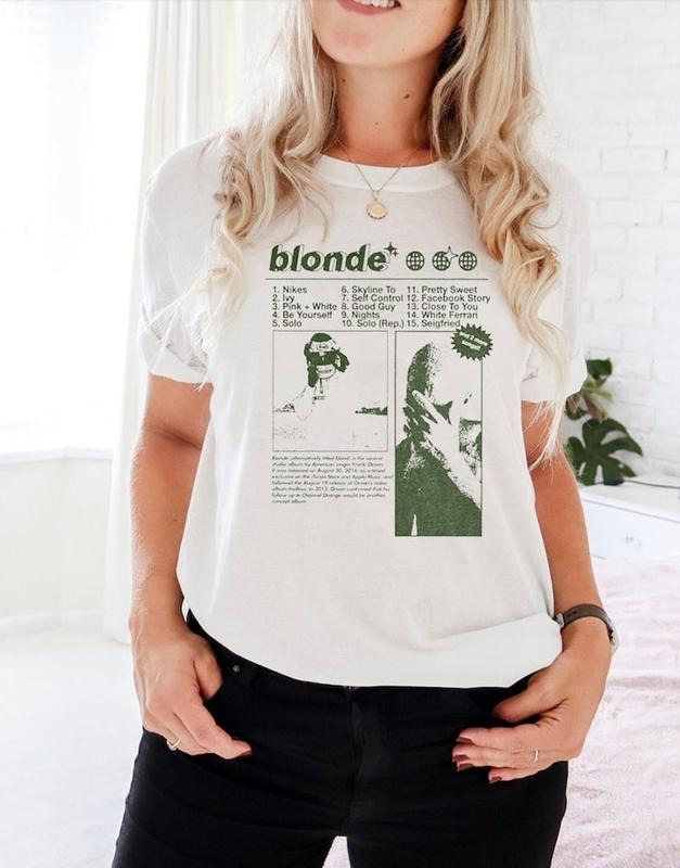Fr*Nk Blond Album Frank Inspired - Adult & Kids T-Shirts, Sweatshirts & Hoodies apparel design preview 1