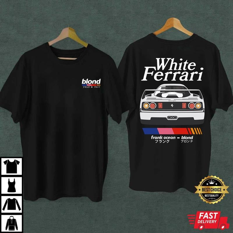 Frank Ocean White Ferrar Blonde - Adult & Kids T-Shirts, Sweatshirts & Hoodies apparel design preview 1