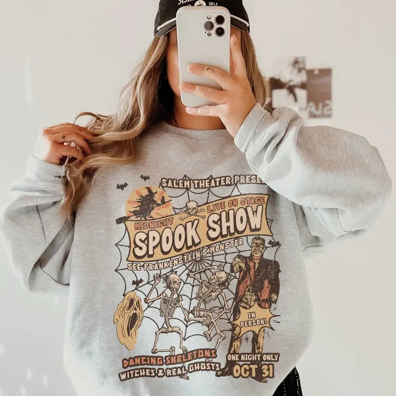Frankenstein Halloween Monster Mash Retro Spooky Cute - Adult & Kids T-Shirts, Sweatshirts & Hoodies apparel design preview 1