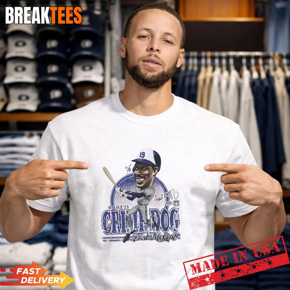 Fred McGriff Toronto Blue Jays Baseball Bruce Stark - Adult & Kids T-Shirts, Sweatshirts & Hoodies apparel design preview 1