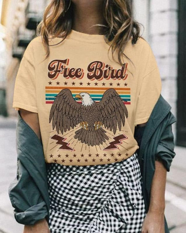 Free Bird TT Hippie Floral Swampdonkey - Adult & Kids T-Shirts, Sweatshirts & Hoodies apparel design preview 1