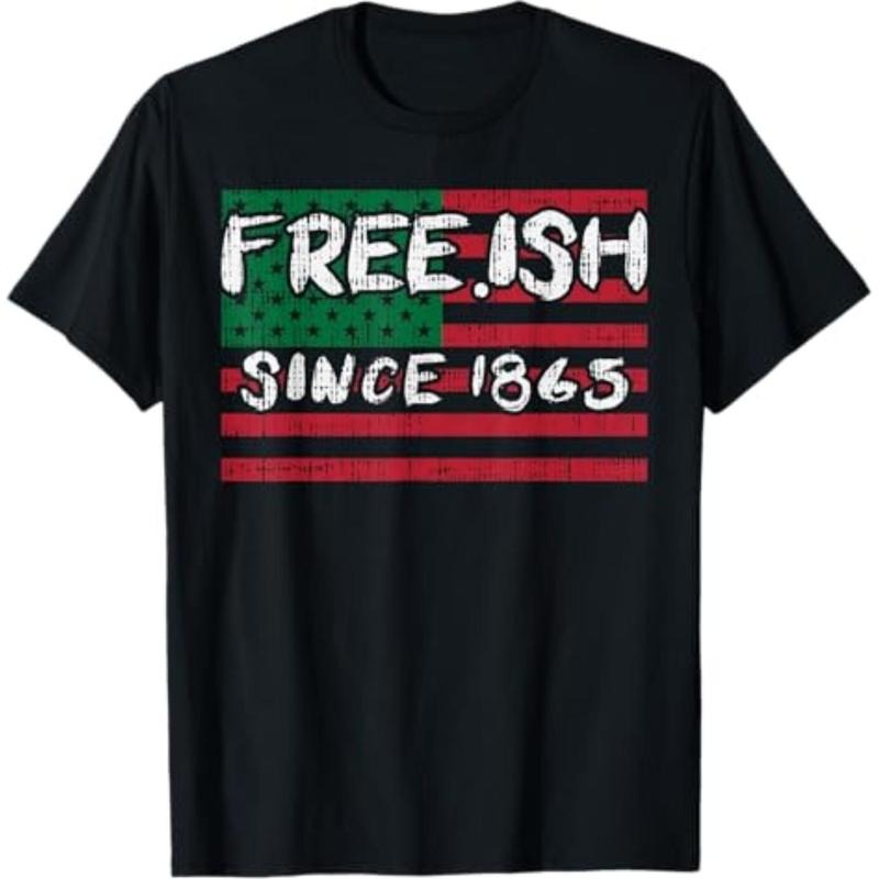 Freeish Since 1865 Black History Juneteenth African - Adult & Kids T-Shirts, Sweatshirts & Hoodies apparel design preview 1