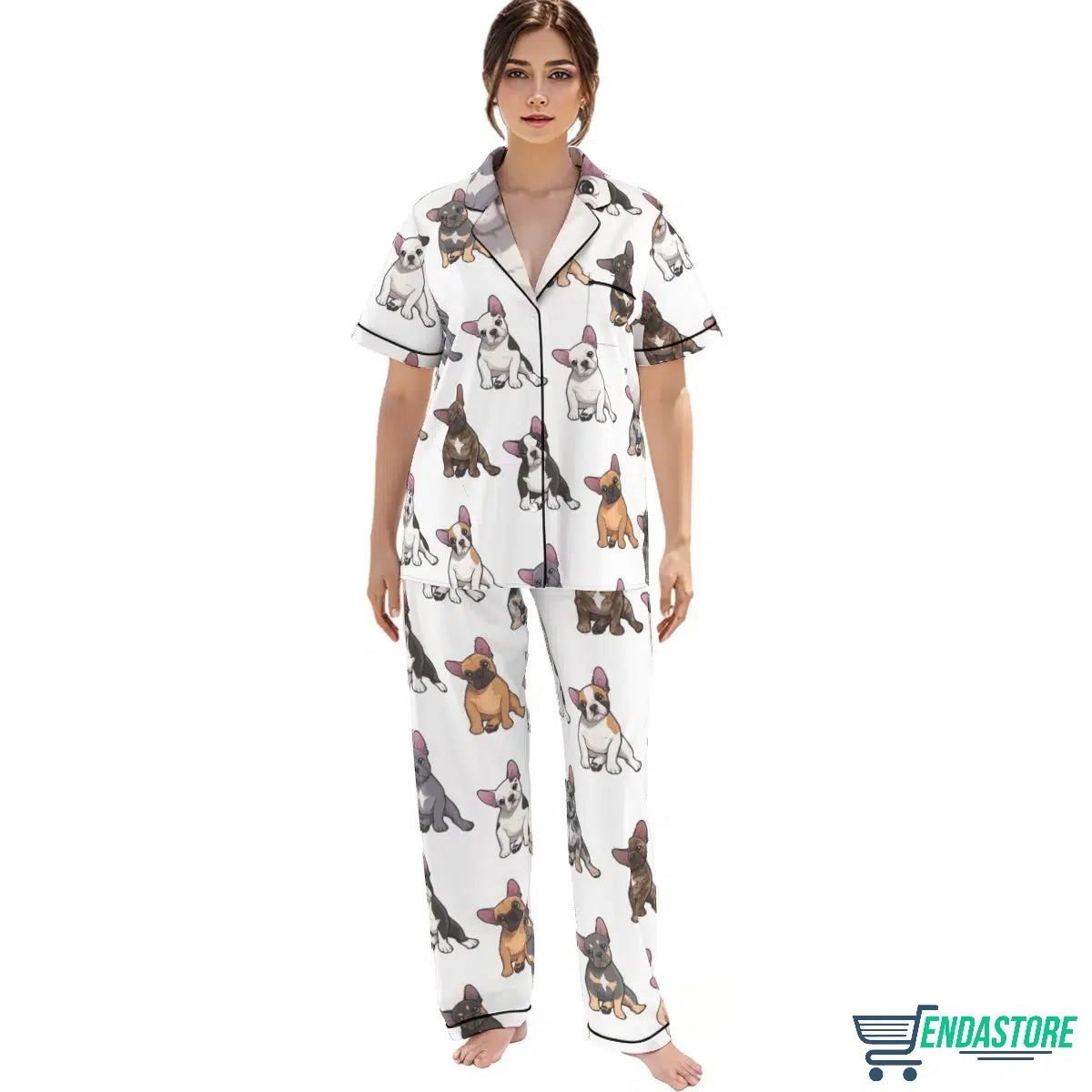 French Bulldog Pajama Set 3D Sweater - Gift Idea product image 2