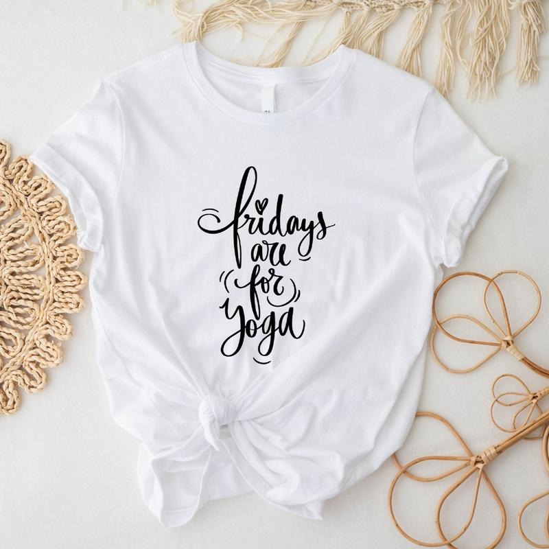 Fridays Are Yoga Lover Coach Bday Meditation - Adult & Kids T-Shirts, Sweatshirts & Hoodies apparel design preview 1