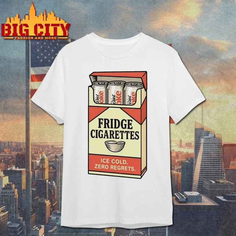 Fridge Cigarette Pack Ice cold zero regrets - Adult & Kids T-Shirts, Sweatshirts & Hoodies apparel design preview 1