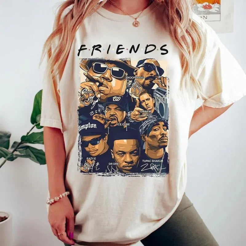 Friends Rapper Trending Hip Hop Viral Fan Short - Adult & Kids T-Shirts, Sweatshirts & Hoodies apparel design preview 1