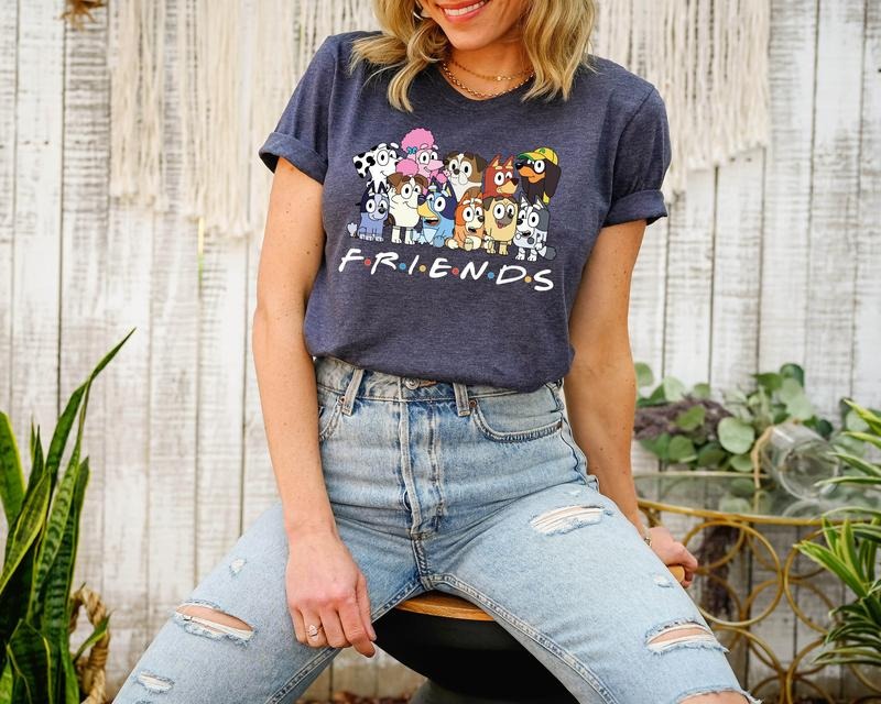 Friends Bluey - Adult & Kids T-Shirts, Sweatshirts & Hoodies apparel design preview 1