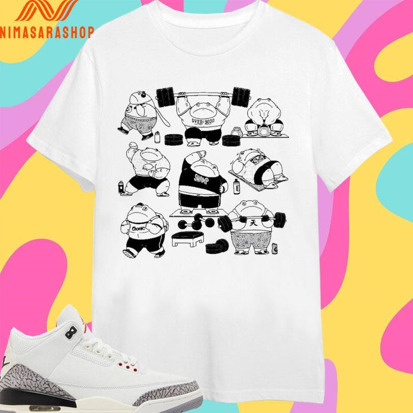 Frog Gym Pigboom - Adult & Kids T-Shirts, Sweatshirts & Hoodies apparel design preview 1