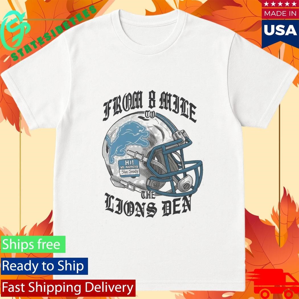 From 8 Mile To The Lions Den Eminem - Adult & Kids T-Shirts, Sweatshirts & Hoodies apparel design preview 1