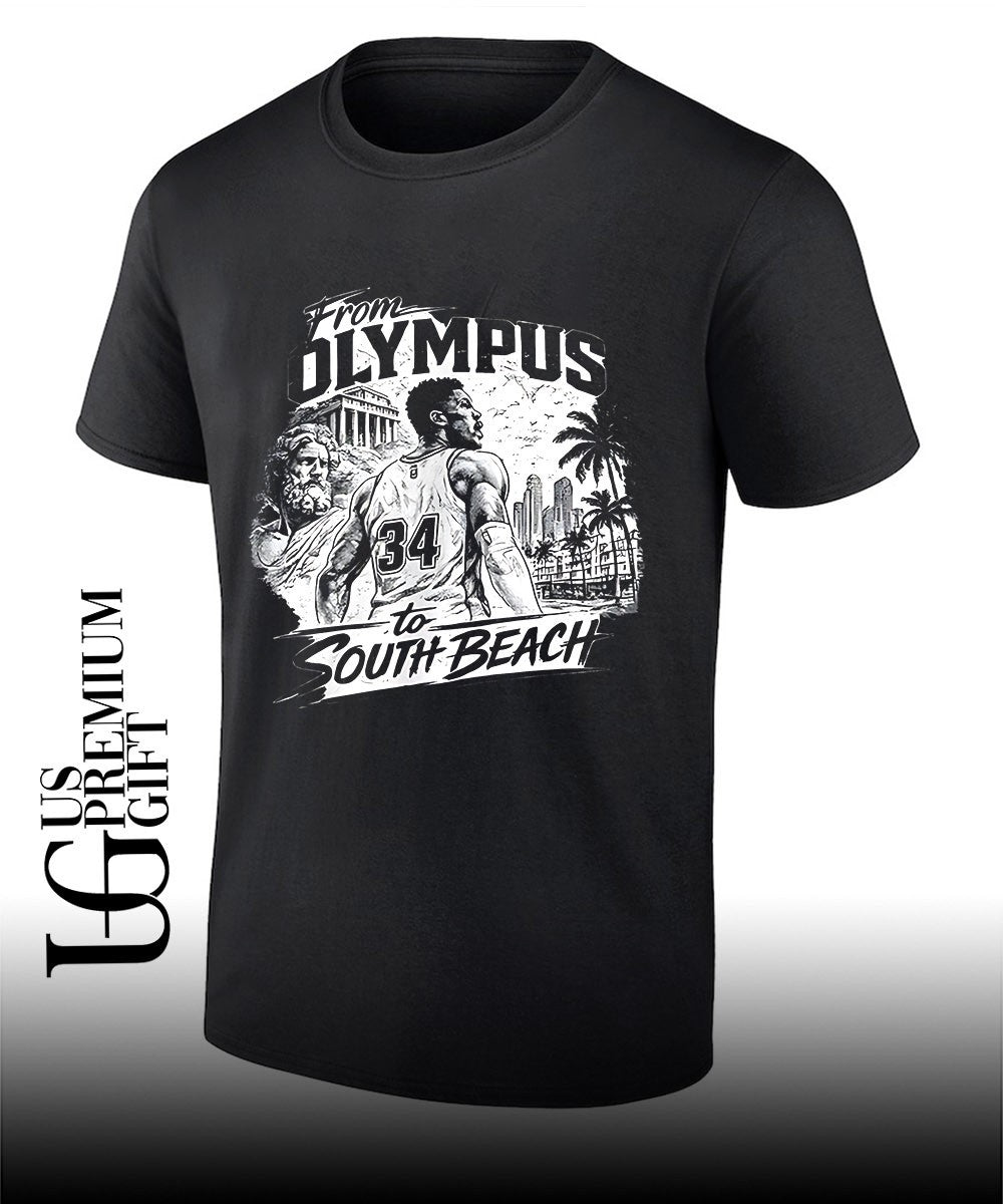 From Olympus To South Beach Greek Mythology - Adult & Kids T-Shirts, Sweatshirts & Hoodies apparel design preview 1