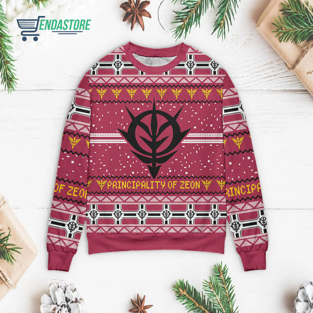 Zeon the Gundam 3D Christmas Sweater - Holiday Gift product image 3
