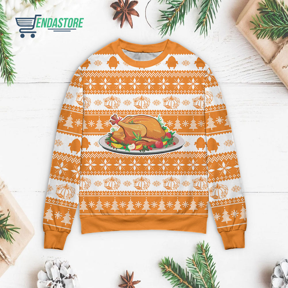 Casespring turkey thanksgiving 3D Christmas Sweater - Holiday Gift product image 3