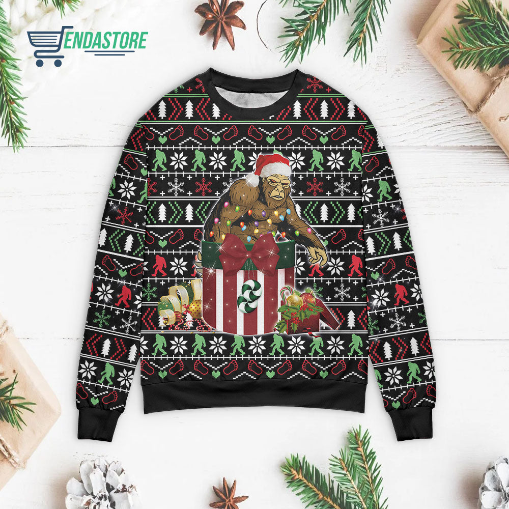 Big foot 3D Christmas Sweater - Holiday Gift product image 3