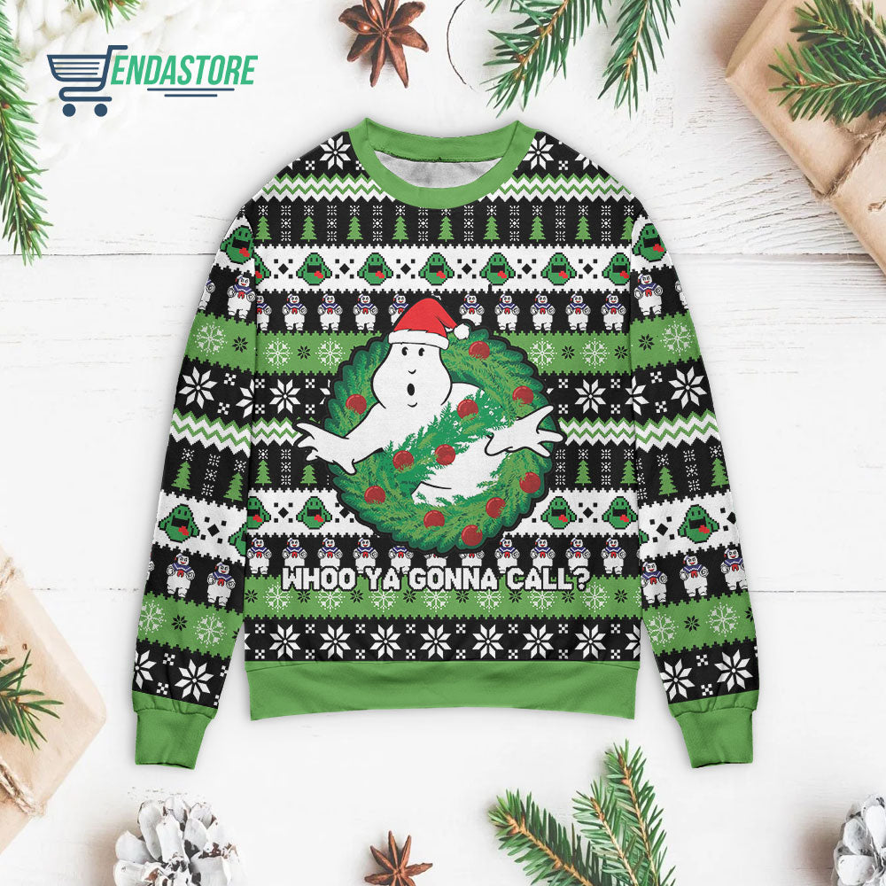 Who you gonna call Ghostbusters 3D Christmas Sweater - Holiday Gift product image 3