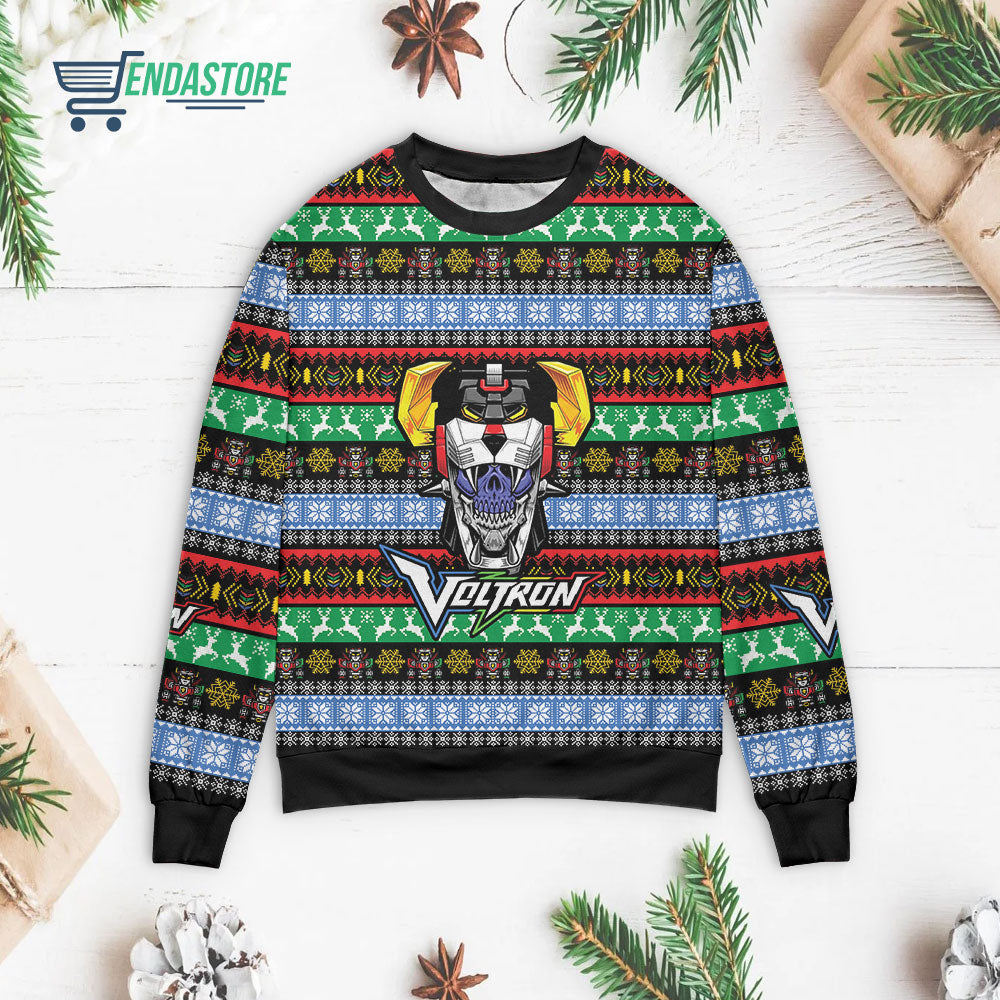 Voltron 3D Ugly Christmas Sweater - Holiday Gift product image 3