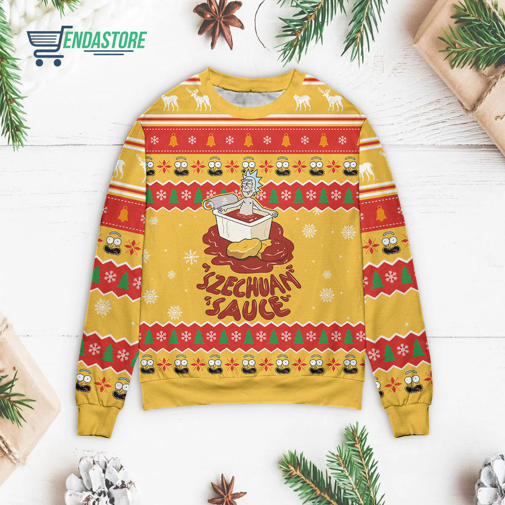 Szechuan sauce 3D Christmas Sweater - Holiday Gift product image 3