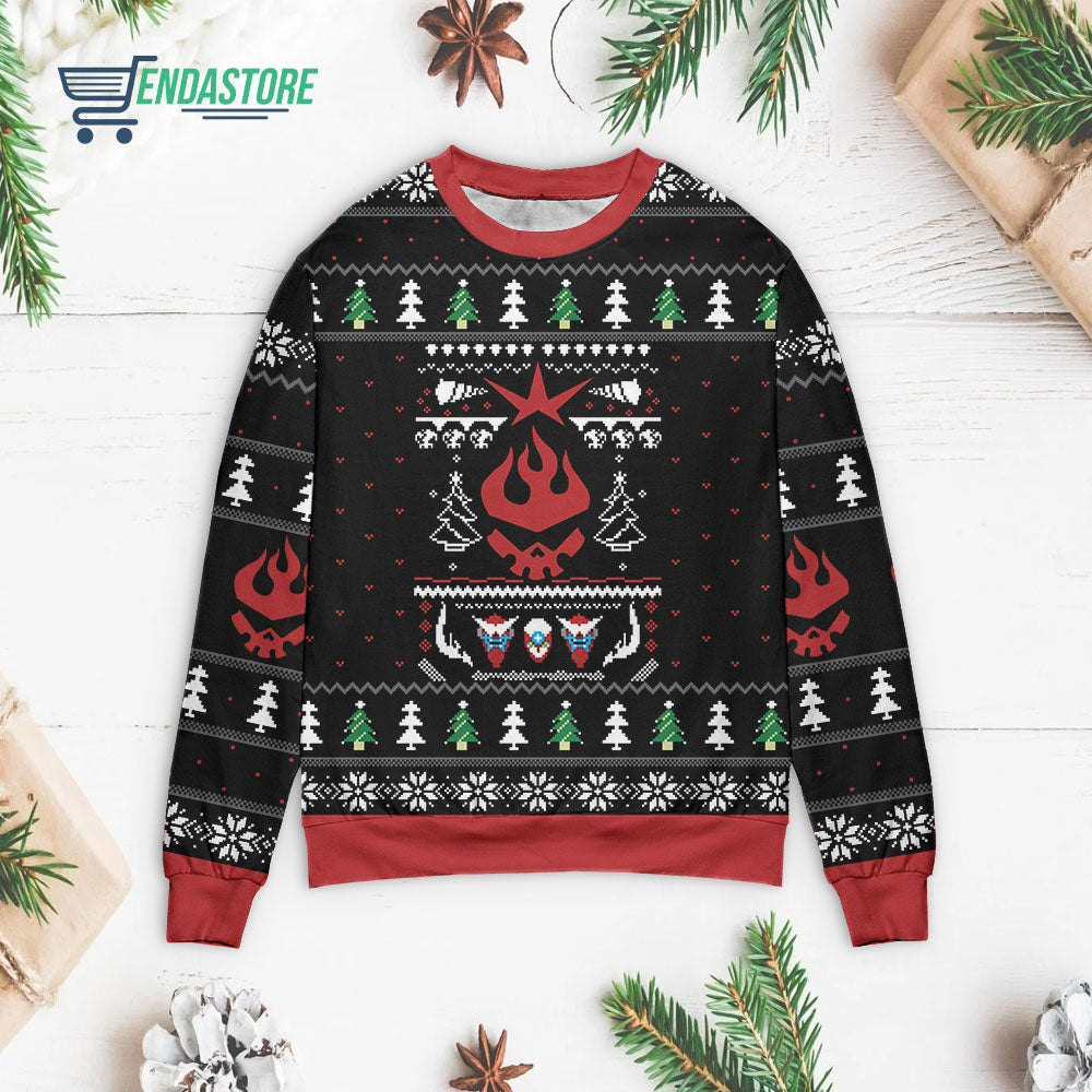 Christmas Gurren lagann 3D Christmas Sweater - Holiday Gift product image 3