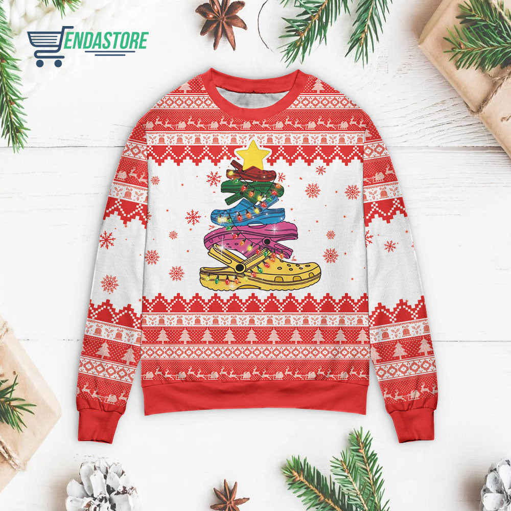 Crocin around the Christmas tree 3D Christmas Sweater - Holiday Gift product image 3