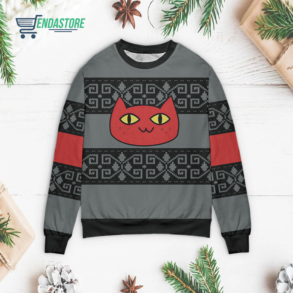 Marceline cat 3D Christmas Sweater - Holiday Gift product image 3