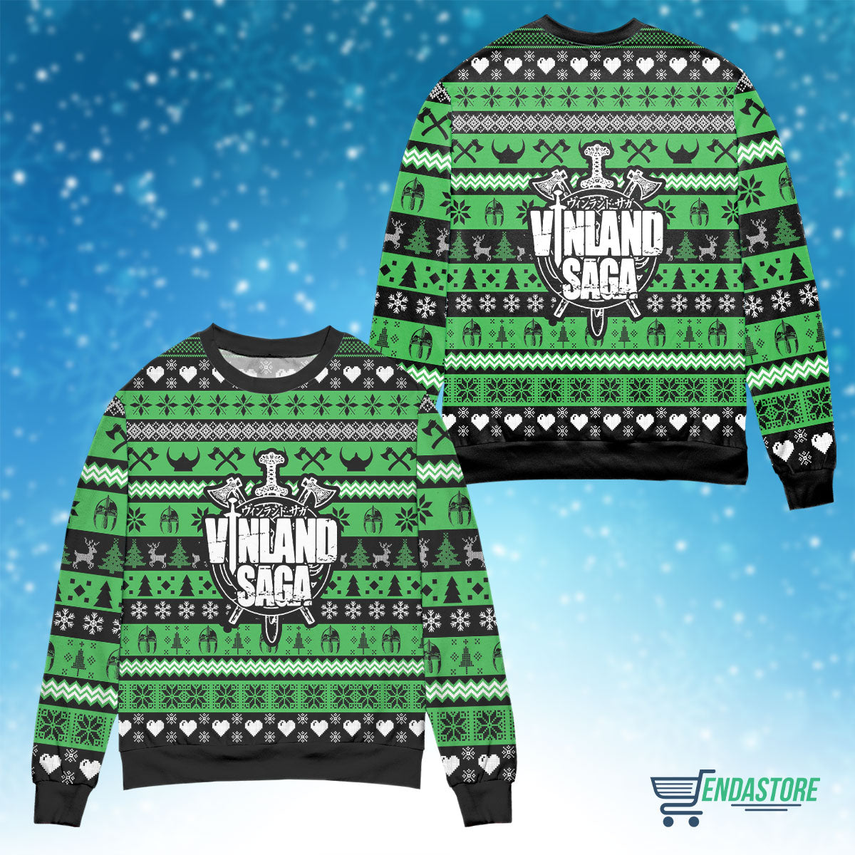 Viking Ship Vinland Saga 3D Christmas Sweater - Holiday Gift product image 4