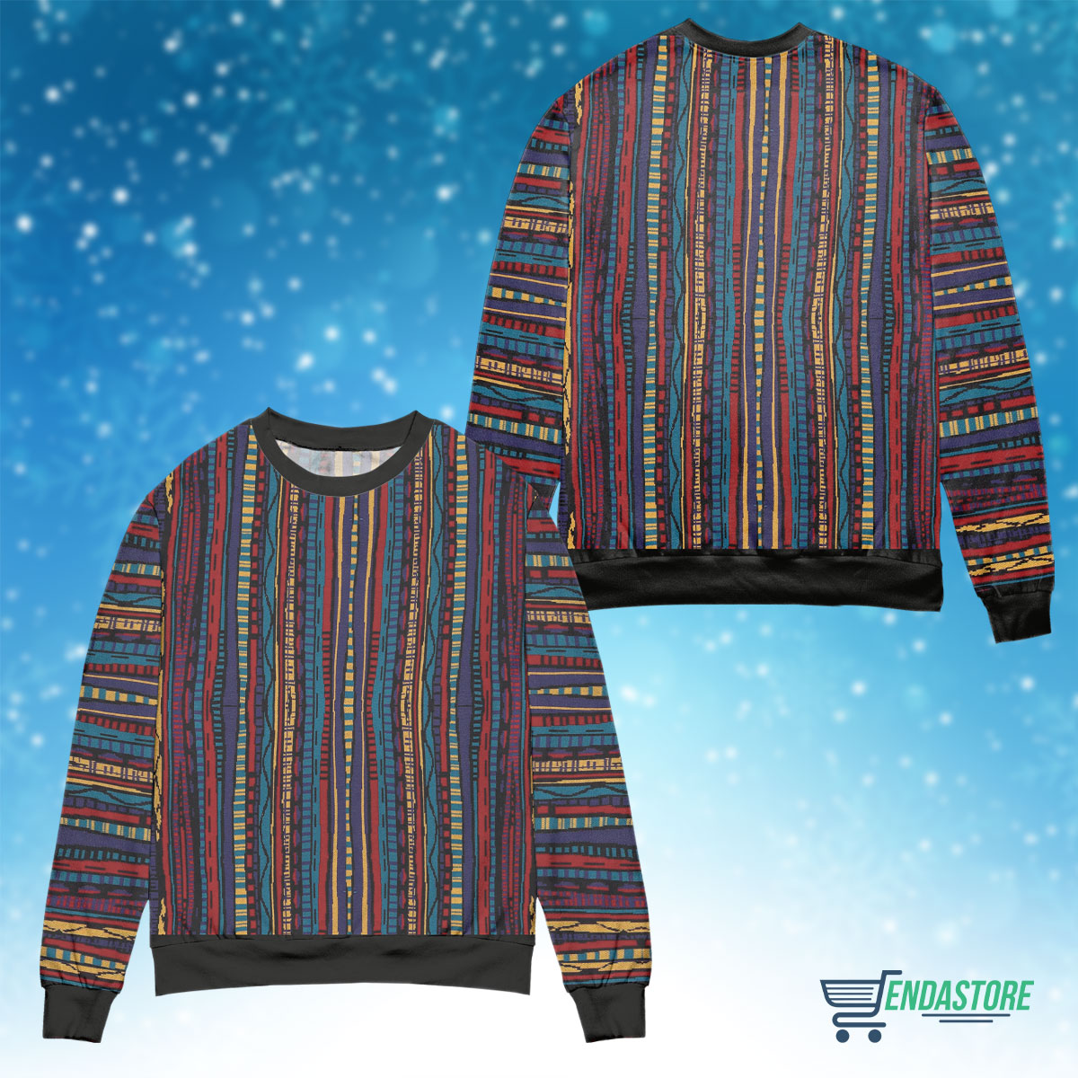 Chip diamond 3D Christmas Sweater - Holiday Gift product image 4