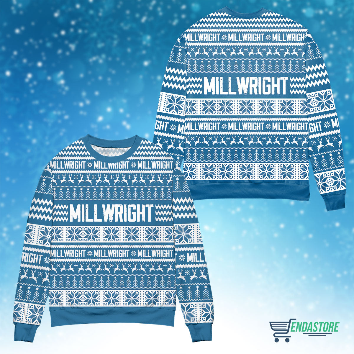 Millwright 3D Christmas Sweater - Holiday Gift product image 4