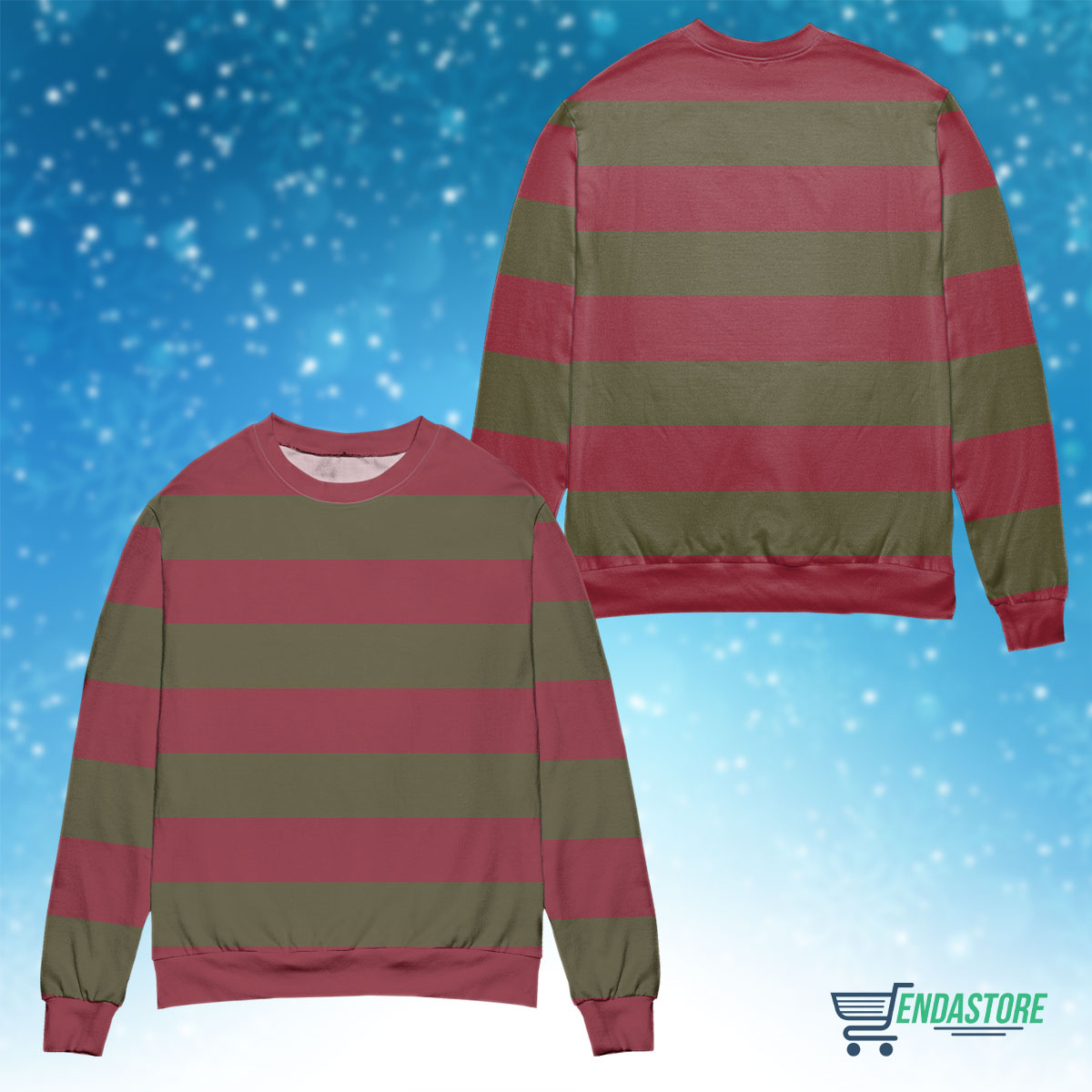 Freddy Krueger 3D Christmas Sweater - Holiday Gift product image 4