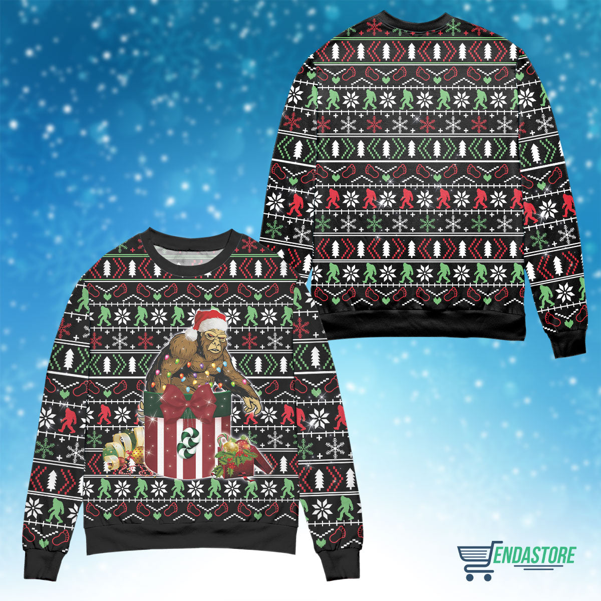 Big foot 3D Christmas Sweater - Holiday Gift product image 4