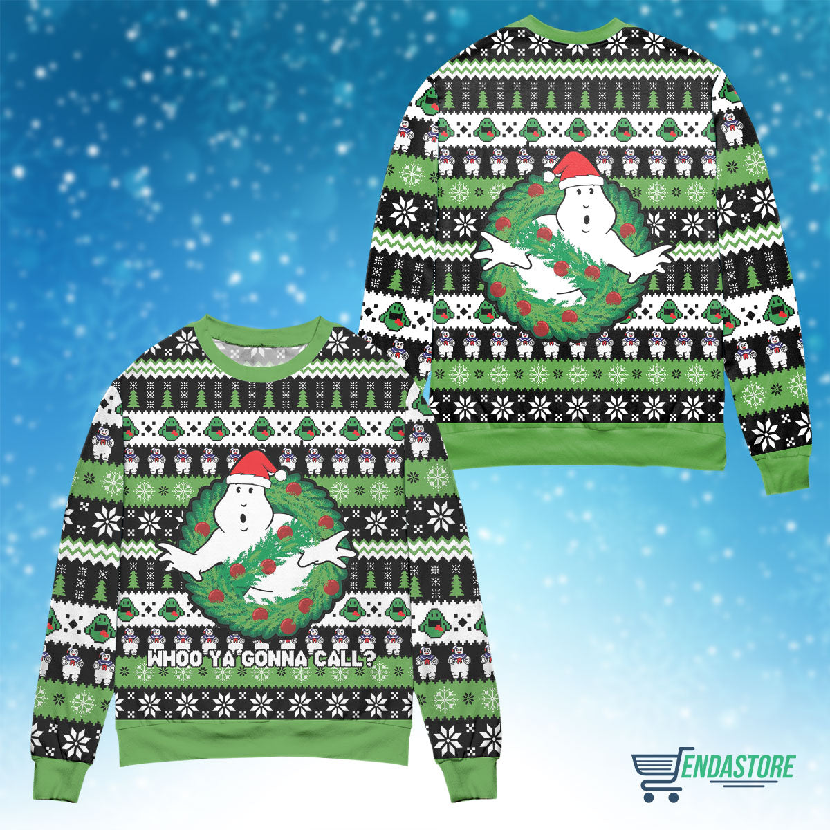 Who you gonna call Ghostbusters 3D Christmas Sweater - Holiday Gift product image 4