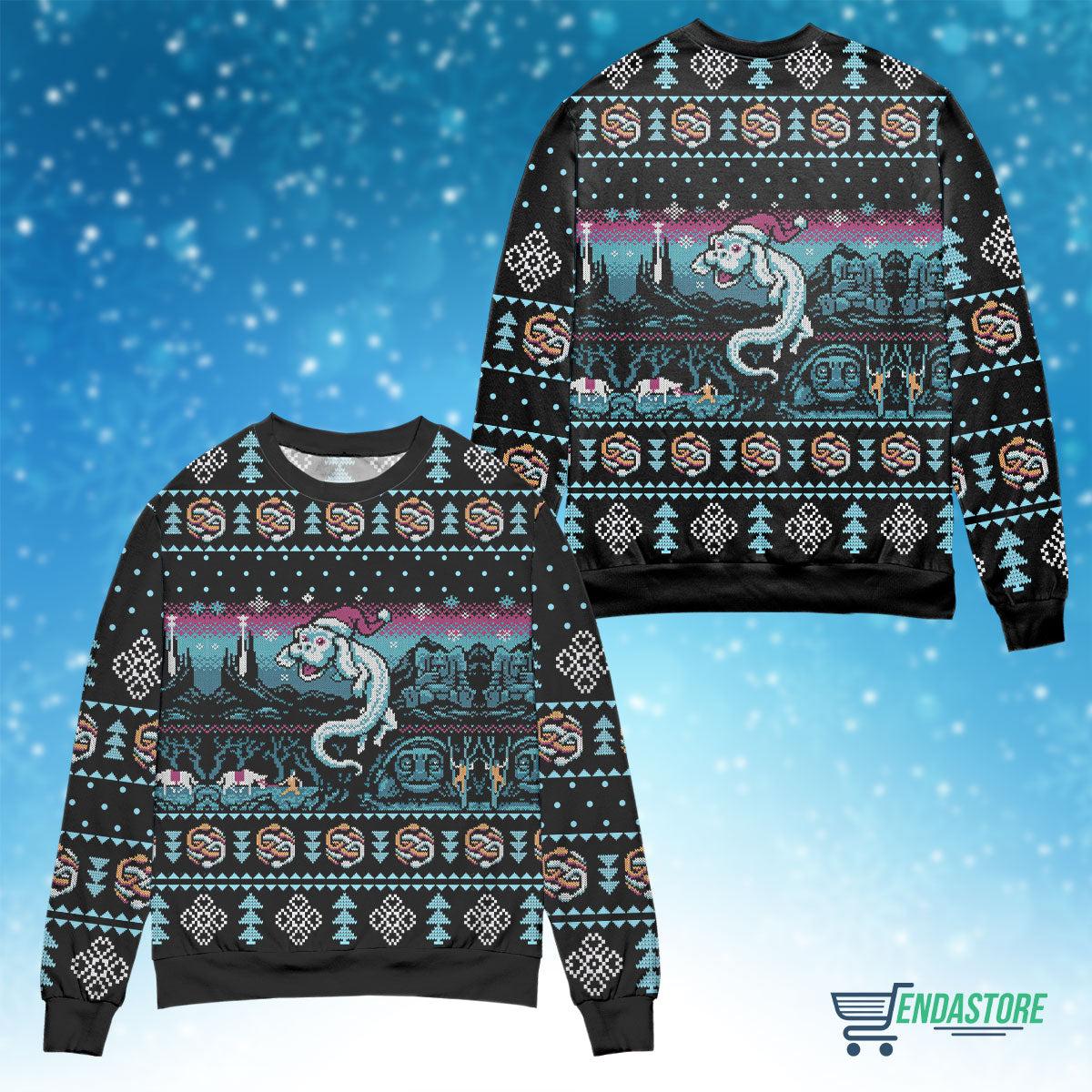The neverending story 3D Christmas Sweater - Holiday Gift product image 4