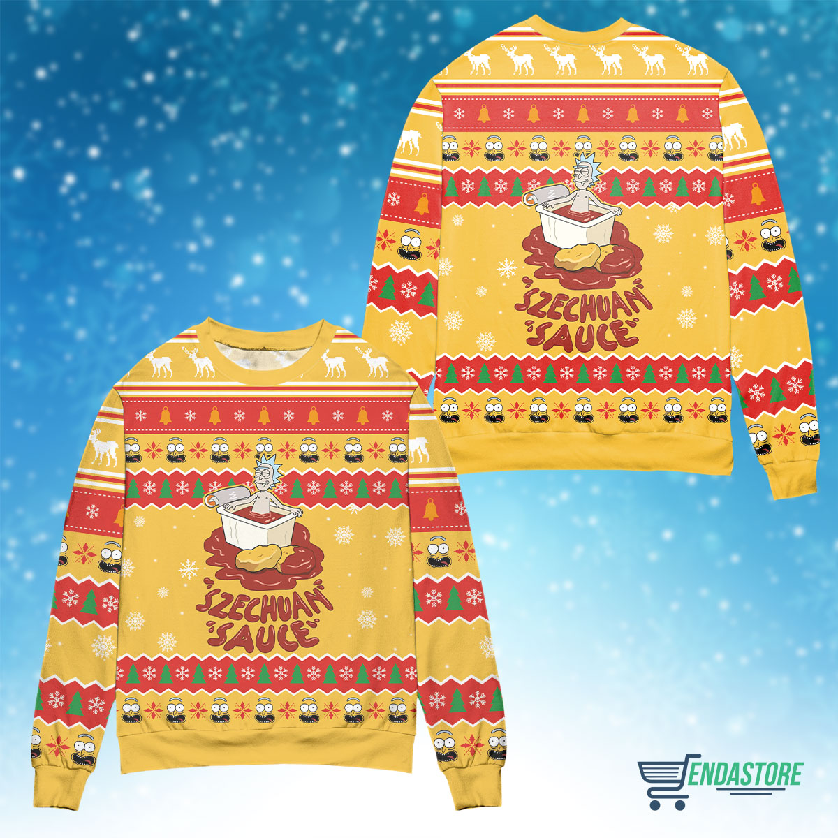 Szechuan sauce 3D Christmas Sweater - Holiday Gift product image 4