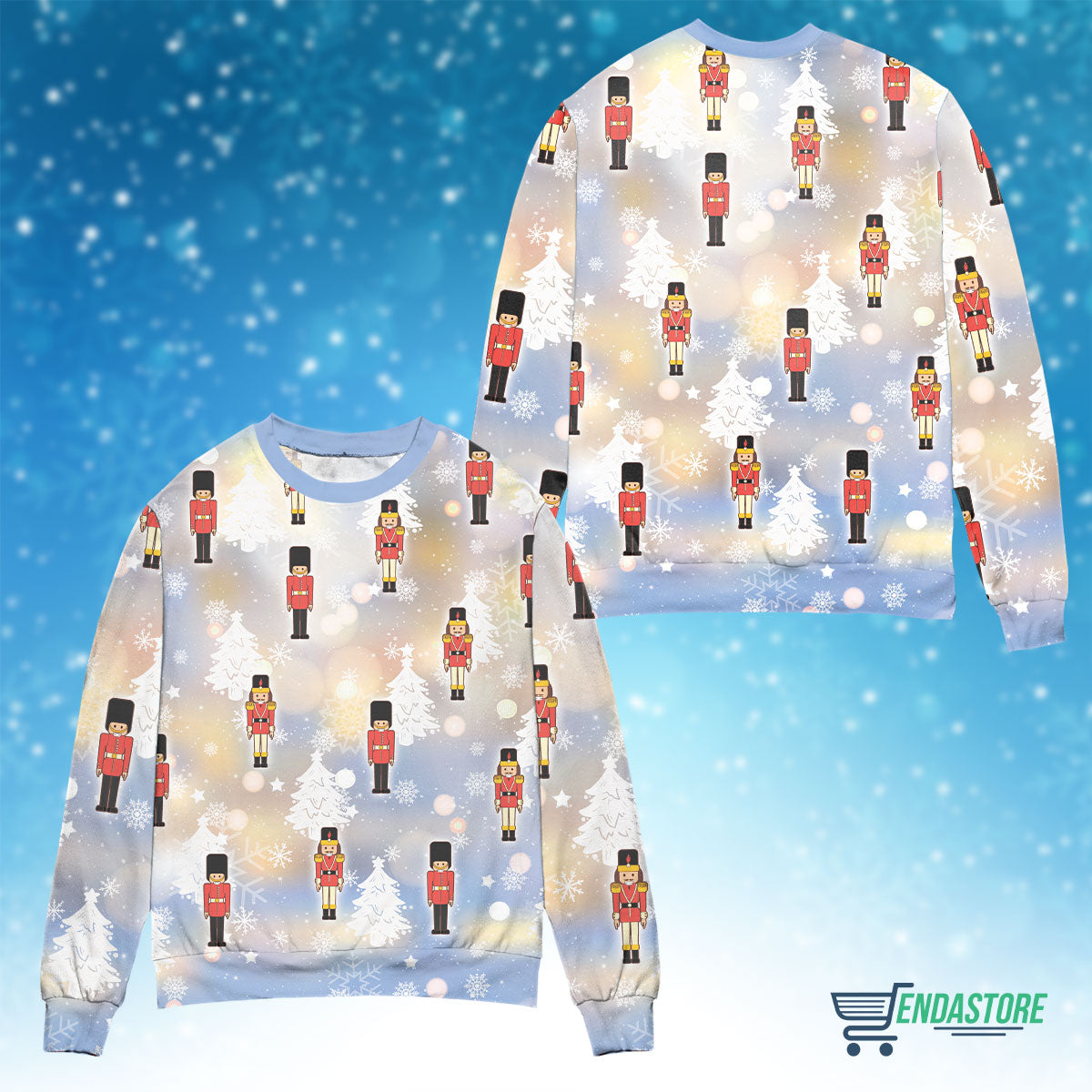 British nutcracker 3D Christmas Sweater - Holiday Gift product image 4