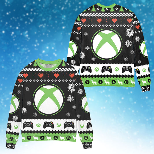 X box 3D Christmas Sweater - Holiday Gift product image