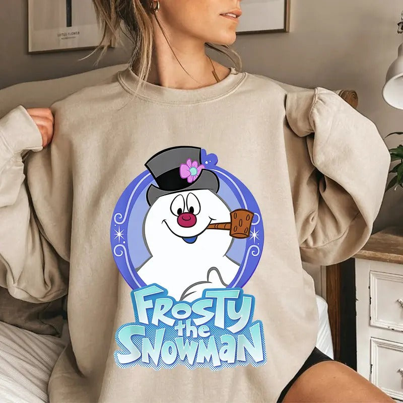 Frosty Xmas Merry Funny Cartoon Movie Lover - Adult & Kids T-Shirts, Sweatshirts & Hoodies apparel design preview 1