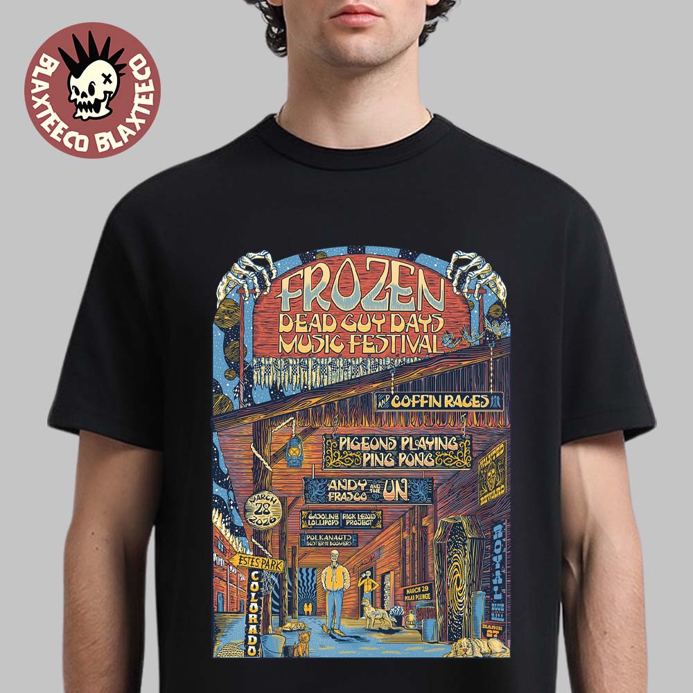 Frozen Dead Guy Days Music Festival 2026 Official - Adult & Kids T-Shirts, Sweatshirts & Hoodies apparel design preview 1
